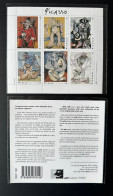 France - Vignette Cinderella ITVF Art-stamps Michel Hosszu Pablo Picasso Art Kunst Tableau - Altri & Non Classificati