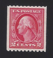 US #442 1914 Carmine Wmk 190 Perf 10 Horz MNH VF SCV $22.50 - Unused Stamps