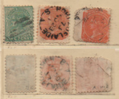 Australien South Australia 1870/75 MiNr.: 33c; 34a Gestempelt, Used Scott: 57; 58 YT: 25; 26 Sg: 158; 160 - Used Stamps