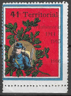 WWI WW1 Vignette Cinderella Delandre FRANCE 41 ème Régiment Territorial D'infanterie MNH** GOMME ORIGINALE VERY FINE - Cinderellas