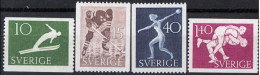 Suecia 0372/375 ** MNH. 1952 - Nuevos