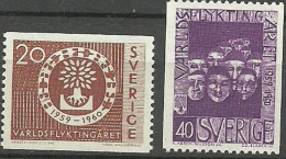 Suecia 0448/449 ** MNH. 1960 - Neufs