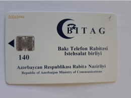 AZERBAIDJAN CHIP CARD BITAG ALLO BAKI 140U UT - Azerbaigian