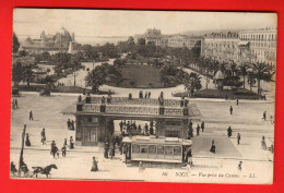 KAV-30 Nice Vue Du Casino. LL 86.  Circulé En 1909 Vers La Suisse. - Places, Squares