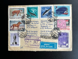 RUSSIA USSR 1959 REGISTERED LETTER UJGOROD OEZJHOROD TO AERDT 15-12-1959 SOVJET UNIE CCCP SOVIET UNION - Storia Postale