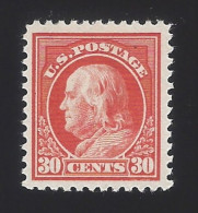 US #516 1917-19 Orange Red Unwmk Perf 11 Mint OG LH VF Scv $32.50 - Neufs