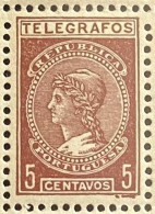 PORIP013MNH - Tax On Telegrams - 5 C MNH Stamp - Portugal - 1921 - Ungebraucht