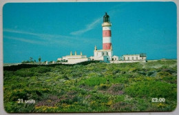 Isle Of Man 21 Units £2 " Point Of Ayre  Lighthouse " - Isola Di Man