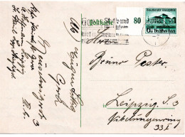 57832 - Deutsches Reich - 1938 - 6Pfg Gautheater Saarpfalz EF A Kte GERA - ... -> Leipzig - Covers & Documents