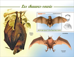 2022-10 - CENTRAL AFRICAN- BATS                 1V    MNH** - Bats