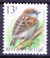 Belgium 1994 Used, House Sparrow, Birds Of Buzin - Mussen