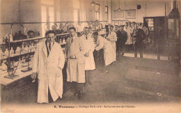 BELGIQUE - WAREMME - Collège Saint Louis - Laboratoire De Chimie - Carte Postale Ancienne - Borgworm