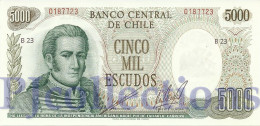 CHILE 5000 ESCUDOS 1967/1976 PICK 147b UNC - Cile