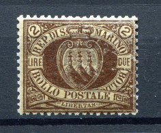 1892/94.SAN MARINO.YVERT 21*.NUEVO.CATALOGO 70€ - Gebruikt