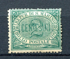 1877/90.SAN MARINO.YVERT 1*.NUEVO.(MH).CATALOGO 22€ - Used Stamps