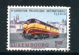 LUXEMBOURG- Y&T N°686- Oblitéré (train) - Gebraucht