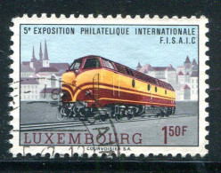 LUXEMBOURG- Y&T N°686- Oblitéré (train) - Oblitérés