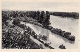 Rhein Bei Sasbach (Königstuhl) Gel.1941 - Sasbach