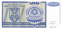 Croatia, Knin, 5 Million Dinars In 1993,UNC - Croatie