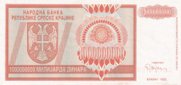 Croatia, Knin, 1.000.000.000 Dinars In 1993,UNC - Croatie