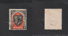 ALGÉRIE - 271 De 1948 - PERFORÉ   U . - Mauvaise Perforation Des Dents - Armoirie De ALGER .15f.noir & Rouge - 3 Scan - Sonstige & Ohne Zuordnung