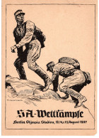 57938 - Deutsches Reich - 1937 - Ansichtskarte "SA-Wettkaempfe" - Bild 4 - Ungebraucht - Sonstige & Ohne Zuordnung