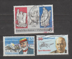 USA  1988  Aérien   N°112 /13 /14  Oblitéré . - 3a. 1961-… Oblitérés