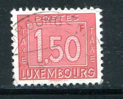 LUXEMBOURG- Taxe Y&T N°31- Oblitéré - Segnatasse