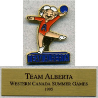 Pin's Sport Jeux D'été Du Canada 1995 Alberta Artistic Gymnastic Gymnastique Artistique - Gymnastique