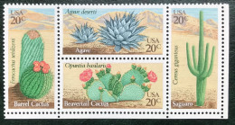 USA - C16/22 - MNH - 1981 - Michel 1517#1520 - Cactussen - Ungebraucht