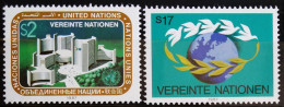 NATIONS-UNIS - VIENNE                          N° 73/74                        NEUF** - Unused Stamps