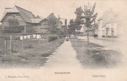 2 Oude Postkaarten  Mortsel  Oude God  Molengehucht  1903  Kerk 1903 - Mortsel