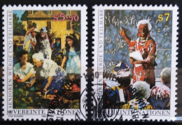 NATIONS-UNIS - VIENNE                          N° 157/158                       OBLITERE - Used Stamps