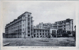 PARIS XXe : Cours De Vincennes  Lycée Hélène Boucher  Carte Pub  Librairie Bleue - Arrondissement: 20