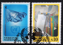 NATIONS-UNIS - VIENNE                          N° 223/224                       OBLITERE - Used Stamps