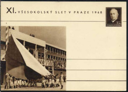 TCHECOSLOVAQUIE - CESKOSLOVENSKO / 1948 ENTIER POSTAL ILLUSTRE # 1/16 (ref 1137f) - Postcards