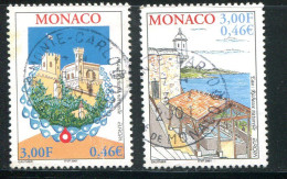 MONACO- Y&T N°2298 Et 2299- Oblitérés (Europa) - Gebraucht