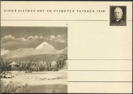 TCHECOSLOVAQUIE - CESKOSLOVENSKO / 1948 ENTIER POSTAL ILLUSTRE # 6 De 8 (ref 1137i) - Cartes Postales