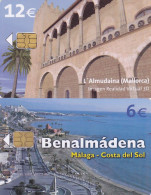 Spain 2 Phonecards Chip - - - Building, City - Altri & Non Classificati