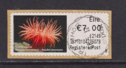 IRELAND  -  2011 Beadlet Anemone SOAR (Stamp On A Roll)  Used On Piece As Scan - Used Stamps