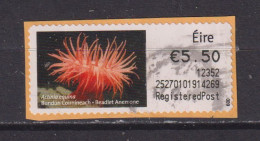 IRELAND  -  2011 Beadlet Anemone SOAR (Stamp On A Roll)  Used On Piece As Scan - Gebraucht