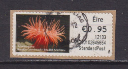 IRELAND  -  2011 Beadlet Anemone SOAR (Stamp On A Roll)  Used On Piece As Scan - Usados