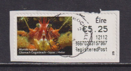 IRELAND  -  2011 Squat Lobster SOAR (Stamp On A Roll)  Used On Piece As Scan - Gebraucht