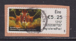 IRELAND  -  2011 Squat Lobster SOAR (Stamp On A Roll)  Used On Piece As Scan - Gebruikt