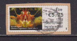 IRELAND  -  2011 Squat Lobster SOAR (Stamp On A Roll)  Used On Piece As Scan - Gebruikt