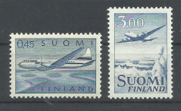 FINLANDIA  YVERT  AEREO  8/9    MH  * - Ungebraucht