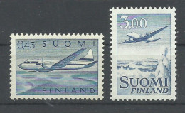 FINLANDIA  YVERT  AEREO  8/9    MH  * - Unused Stamps