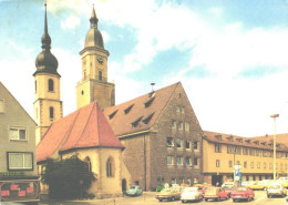 Germany:Crailsheim, Church And Town Hall - Crailsheim