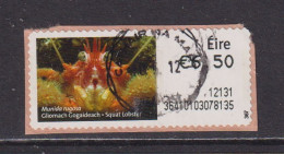 IRELAND  -  2011 Squat Lobster SOAR (Stamp On A Roll)  Used On Piece As Scan - Gebraucht