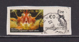 IRELAND  -  2011 Squat Lobster SOAR (Stamp On A Roll)  Used On Piece As Scan - Gebraucht